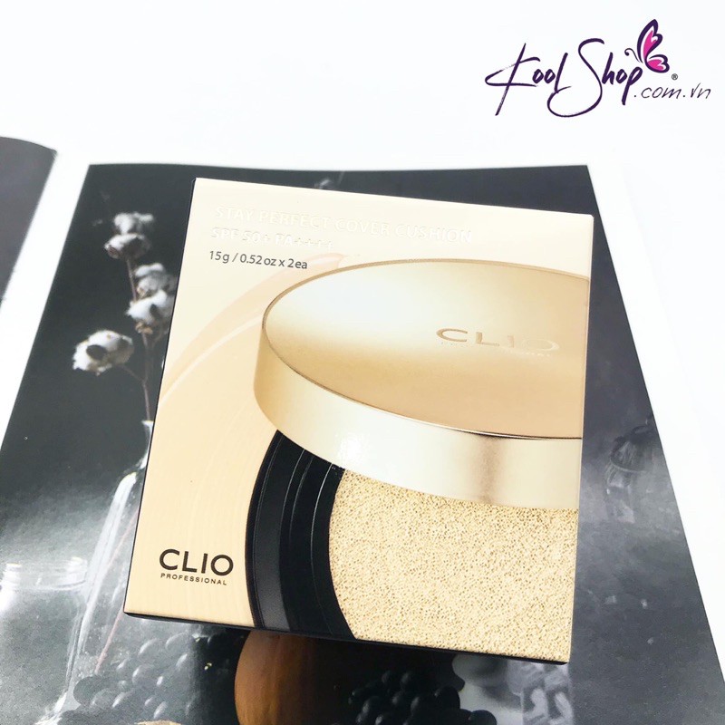 SIÊU MỊN, LÂU TRÔI⚜️ Phấn nước Clio Stay Perfect Cover SPF50+ PA+++ ⚜️