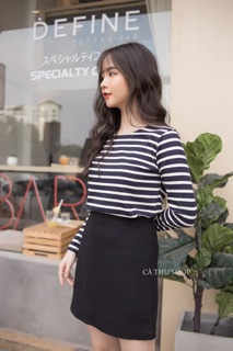 Áo pull kẻ cổ thuyền ( giá đã sale )