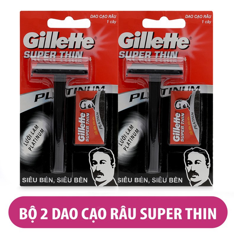 [ 6 chiếc ] bàn cạo râu gillette