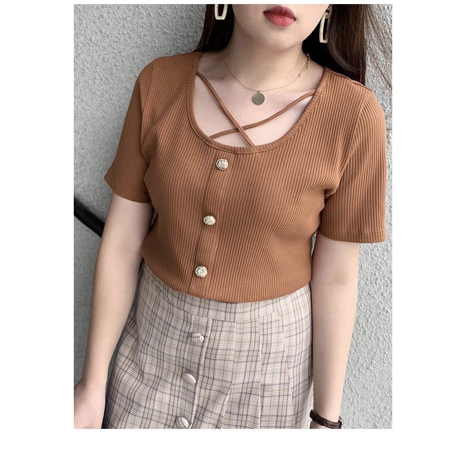 Bigsize Áo thun đan dây ATBS001  beostyle cho người béo mập 55-100kg - Mặc đi tiệc,đi chơi hoặc dạo phố | BigBuy360 - bigbuy360.vn