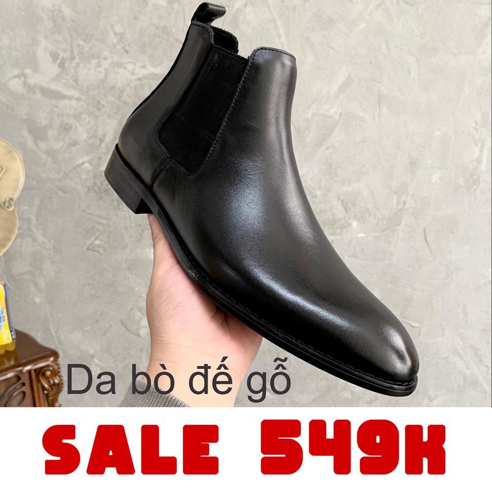 Giày nam Chelsea Boots Da Bò Đế Phíp Cao Cấp Bảo Hành 12 Tháng Tặng Phụ Kiện Hộp + Lót | BigBuy360 - bigbuy360.vn