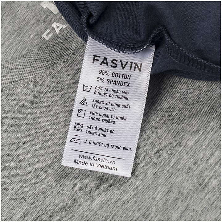 Áo thun nam trơn COTTON  FASVIN chất mềm mát co giãn dáng thể thao trẻ đẹp TS20218.HN | BigBuy360 - bigbuy360.vn