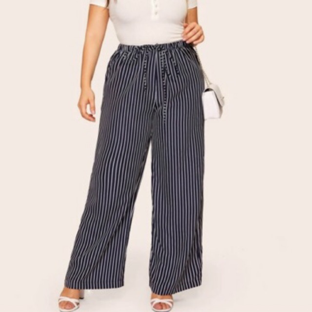 Quần culottes bigsize dài 1mét lưng thun chất voankhách xem hình thật ạ!!( k kèm belt)