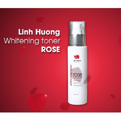 Nước hoa hồng Linh Hương(WHITENING TONER ROSE) - Mỹ Phẩm Linh Hương Cao Cấp