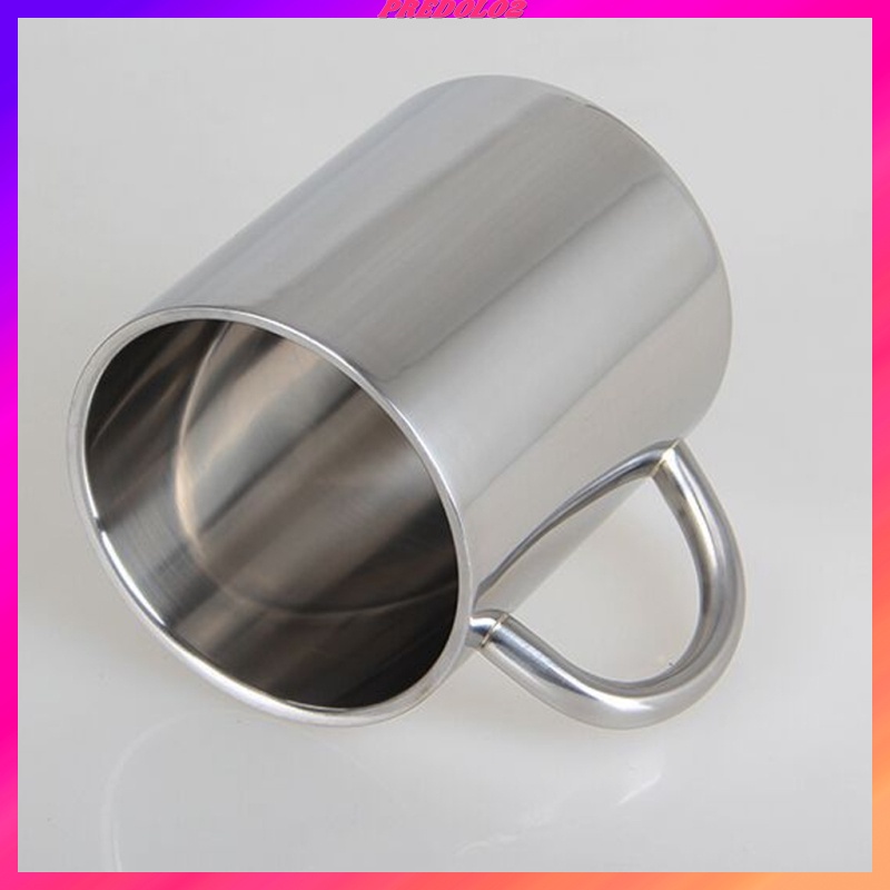 Cốc cách nhiệt inox hai lớp 220ml uống trà nước giải khát