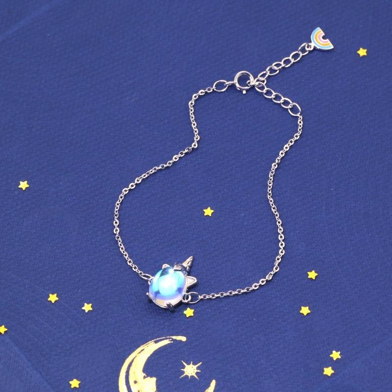 Vòng tay Unicorn Cầu Vồng phụ kiện thời trang nữ lắc tay phong cách Hàn Quốc