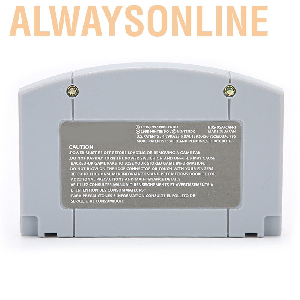 Alwaysonline ABS Video Game Console Plug Card Cartridge American Games Acessory for Mario Party 2