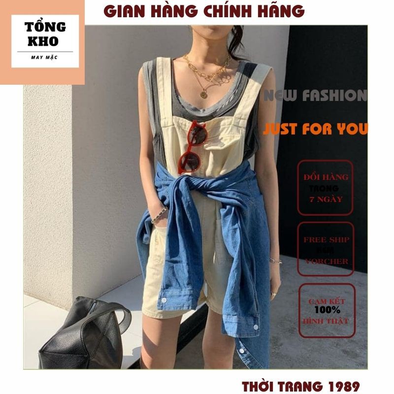 yếm bò sooc nữ ,quần bò dáng đẹp lên from chuẩn hót mẫu hè năm nay các nàng nhé chất mặc đẹp nhiều phong cách shop 1989😍