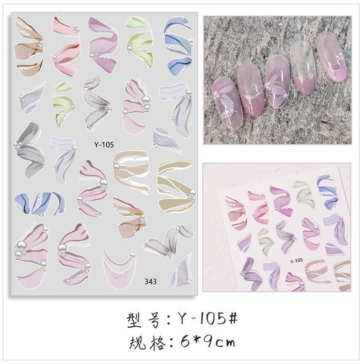 Sticker dán móng hót hè 2021