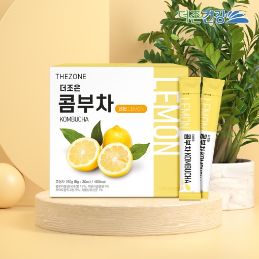 THEZONE Kombucha 150g vị đào, chanh, nho Hàn Quốc