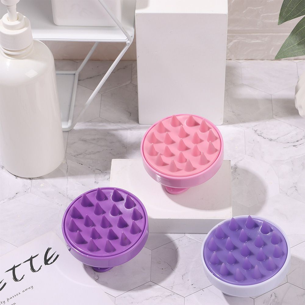 Lược Chải Tóc Mát Xa Da Đầu Bằng Silicon Mềm Nhiều Màu Tùy Chọn