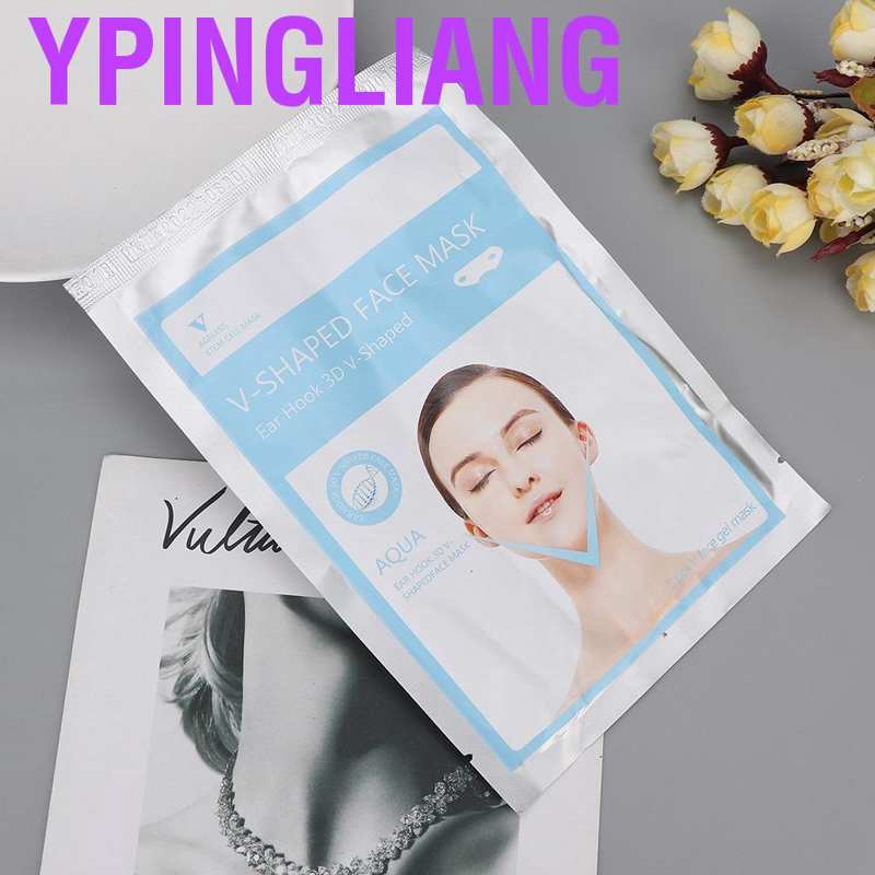 Ypingliang 10 Pcs Face Slim Masks  V Shaped Faces Moisturizing Skin Mask Tightening Lifting Patch