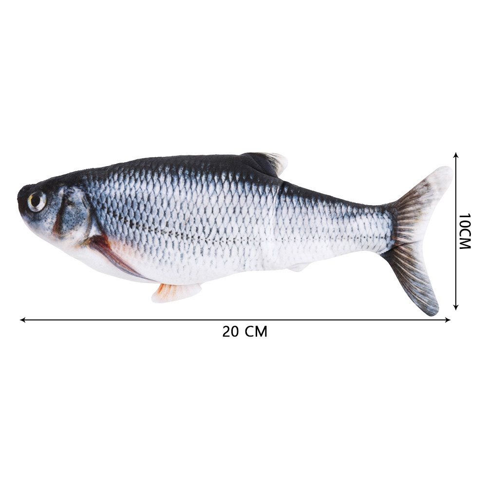 Cá Nhồi Bông Đồ Chơi 20CM 27Pets Tương Tác Với Mèo