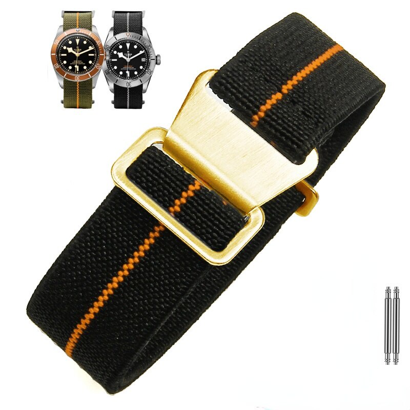 Dây Đeo Nylon Co Giãn Thay Thế 60s 18mm 20mm 22mm Cho Đồng Hồ