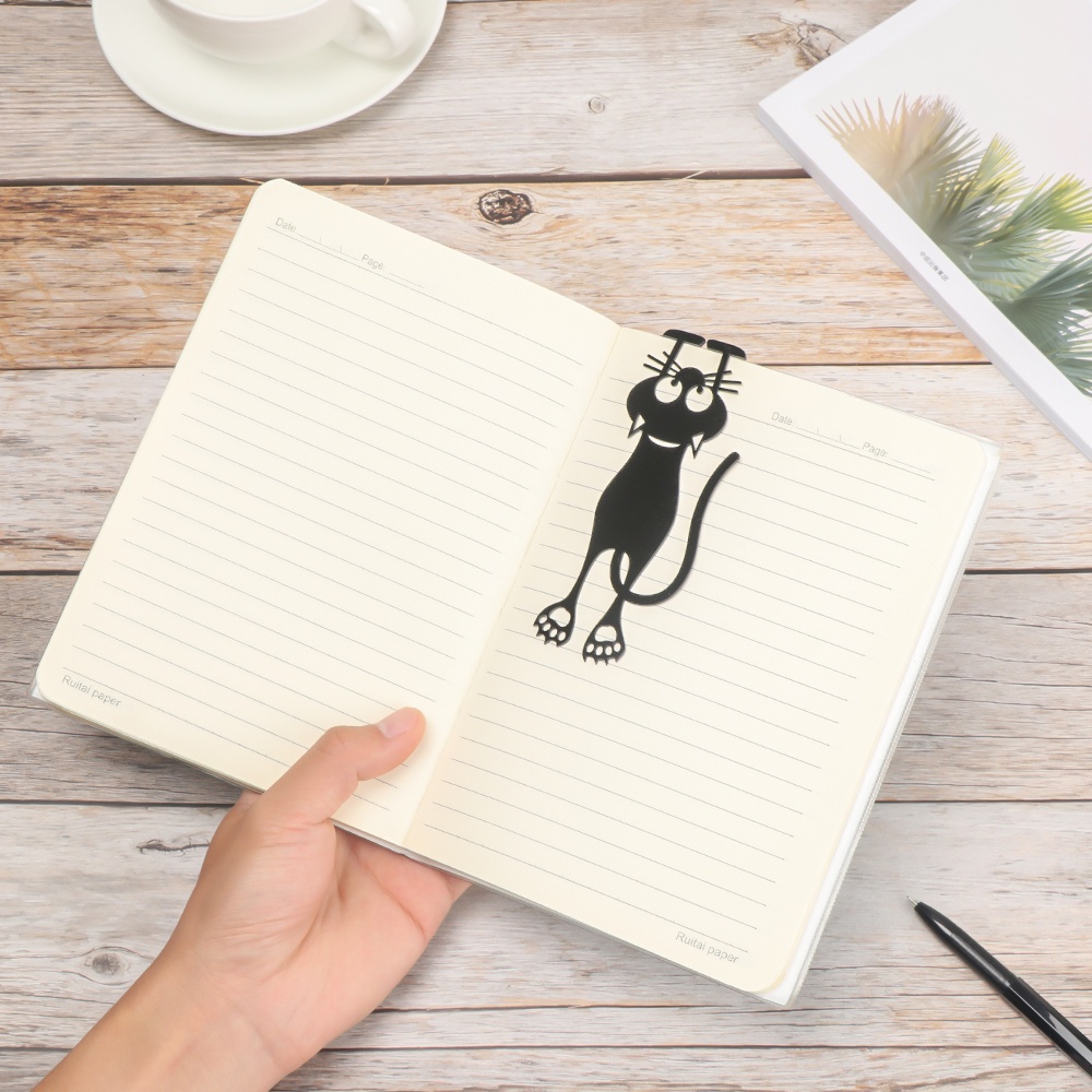 Kẹp đánh dấu trang sách bằng nhựa họa tiết hoạt hình 3d nhiều màu sắc