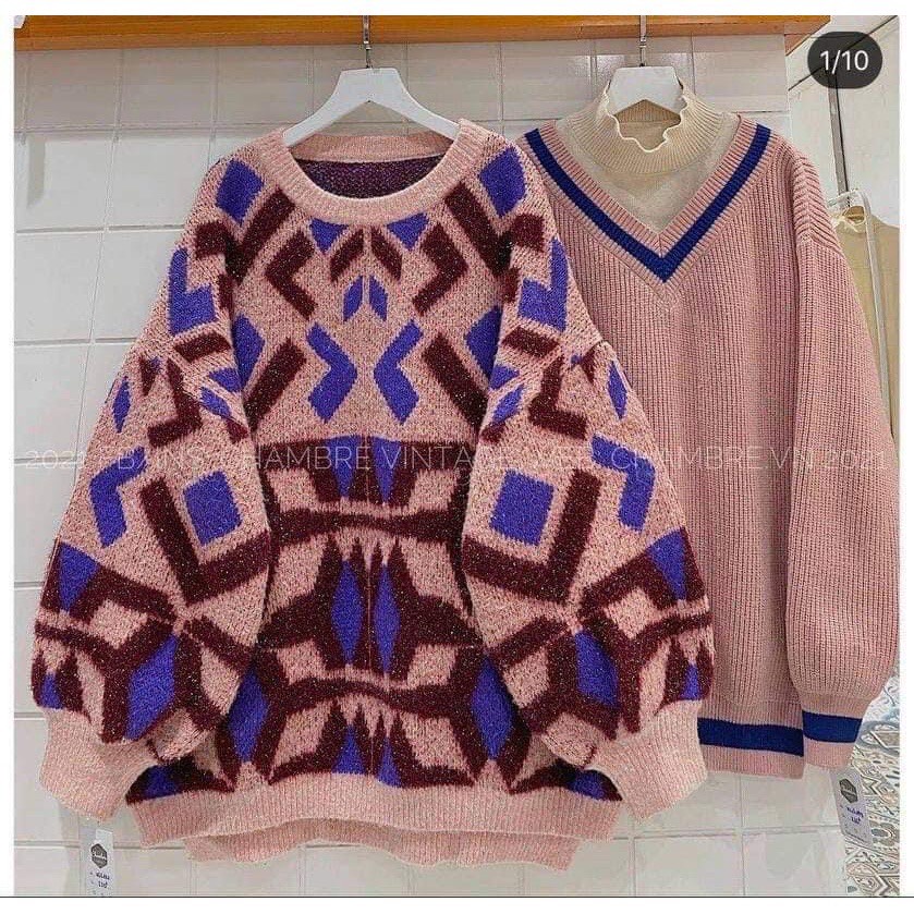 Áo Len Nữ Hàng Quảng Châu Cao Cấp Chất Liệu Dày Dặn Mềm Mịn Freesize Nhiều màu Mã A03 | BigBuy360 - bigbuy360.vn