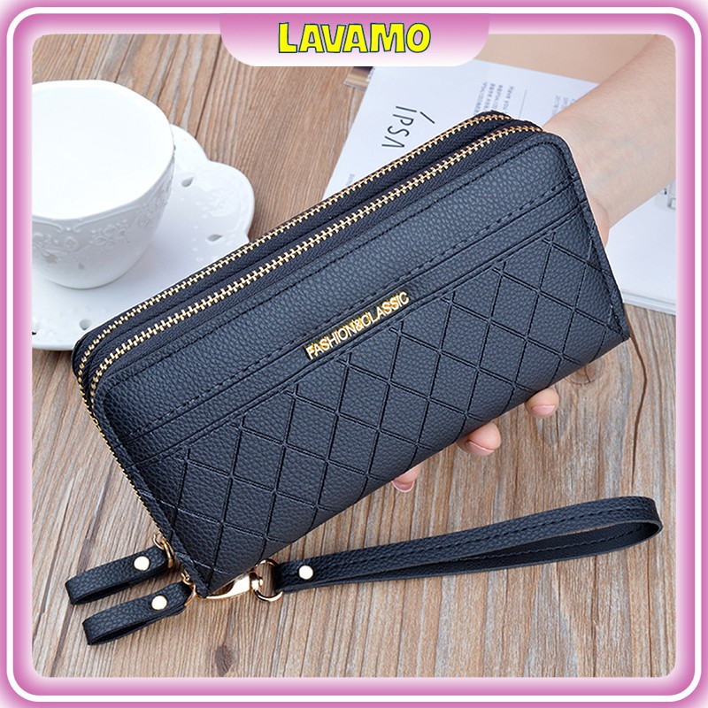 [Mã FAMAYWA2 giảm 10k đơn từ 50k] Ví nữ thời trang ngắn cầm tay nhiều ngăn cao cấp giá rẻ đựng tiền VD256