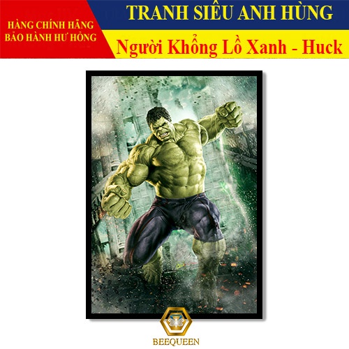 Tranh Siêu Anh Hùng Huck - Người Khổng Lồ Xanh