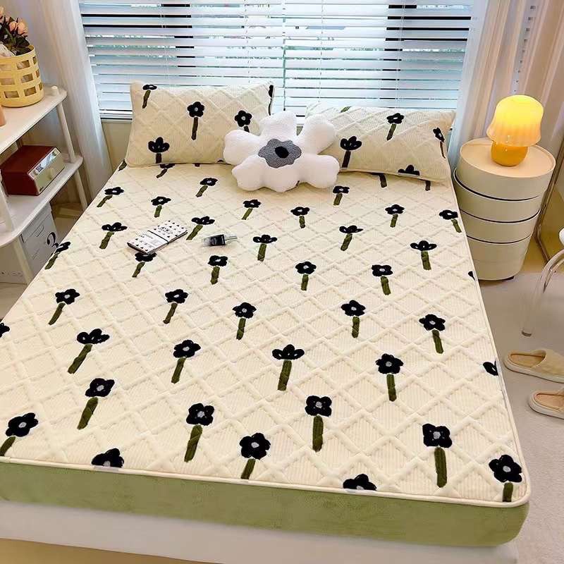 Ga gối nỉ trần bông dày dặn mẫu mới 2022,ga gối trả giường ấm áp sang trọng và dày dặn