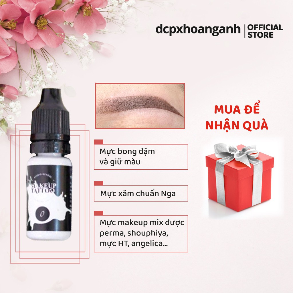 MỰC MAKEUP PHUN XĂM FULL MÀU 15ml  | Mực Phun Xăm