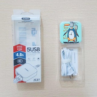 Sạc 5 cổng USB JOWAY JC27