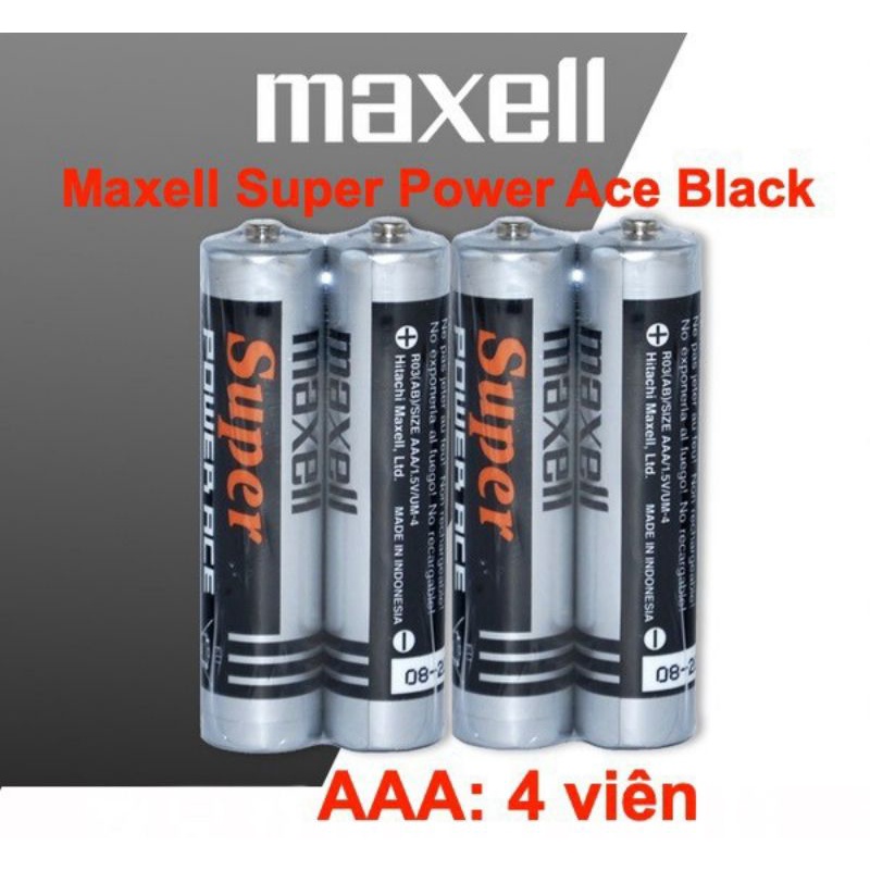 Sỉ 1 hộp 40 viên super maxell AA 2A chính hãng