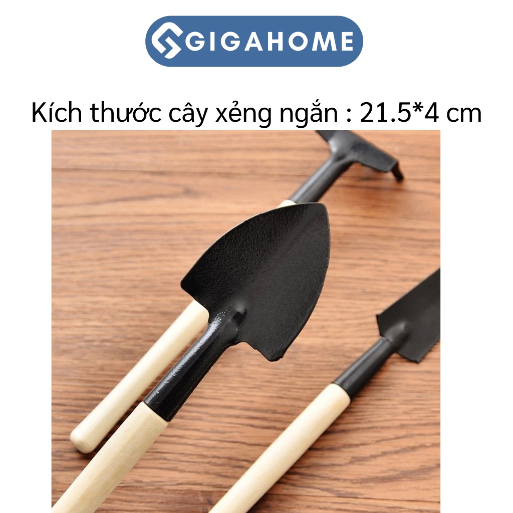 Bộ 3 Món Dụng Cụ Làm Vườn Mini GIGAHOME Trồn Cây Cảnh, Sen Đá Tiện Dụng 4221