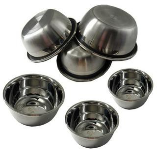 (hàng loại 1)Chậu sâu inox su 304 siêu dày nhiều size 18-20-22- 24-26-28