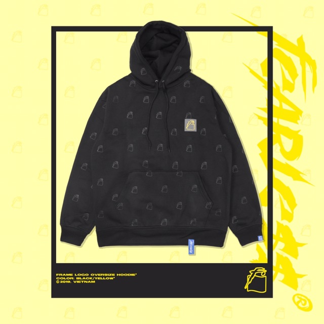 Áo Frame Logo Oversize Hoodie | WebRaoVat - webraovat.net.vn