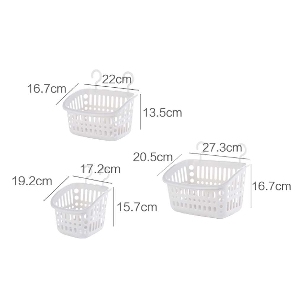 Giỏ Đựng Đồ Shepherd Treo Tường Có Lỗ Khoét Rỗng Dành Cho Phòng Tắm/Nhà Bếp