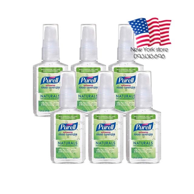 (Có bill US) Gel rửa tay Purell 59ml chính hãng USA