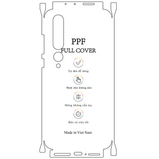 Dán dẻo ppf mi 10 mặt sau full viền