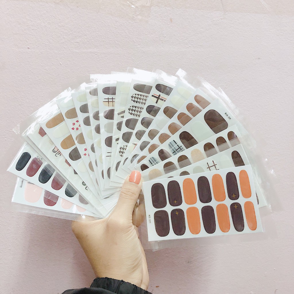 Dán móng tay - sticker dán móng 3D không thấm nước siêu xinh - Nhiều mẫu mã tự chọn - 6 - Tất Siêu Rẻ