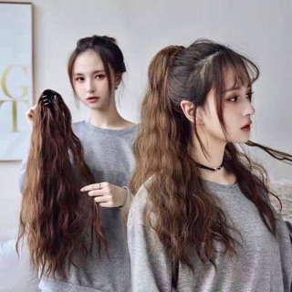 Tóc giả ngoặm xù mỳ sóng nhỏ cá tính mẫu mới