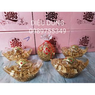 Túi tiền tài lộc - thỏi vàng tài lộc phong thủy có hộp đựng sịn sò