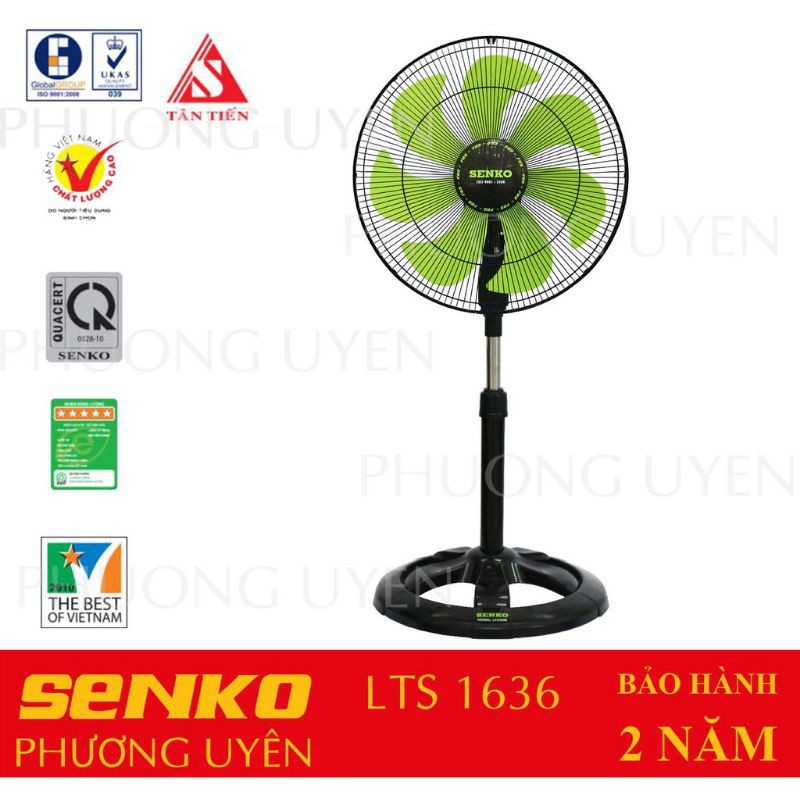 ⚡[CHÍNH HÃNG]⚡ QUẠT LỬNG SENKO LTS1636 (7 CÁNH) HIỆN ĐẠI - GIAO HỎA TỐC TRONG NGÀY