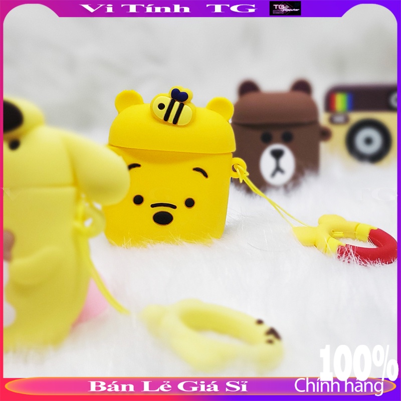Case airpods - Phân loại màu Vàng + Nâu [bao gồm nhiều hình]  - Tặng móc treo