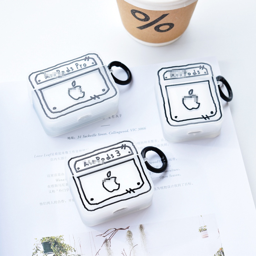 Personalized hand-painted pattern headphone case for APods3gen case headphone case 2021 new for APods3 headphone case compatible with APodsPro case APods2gen case