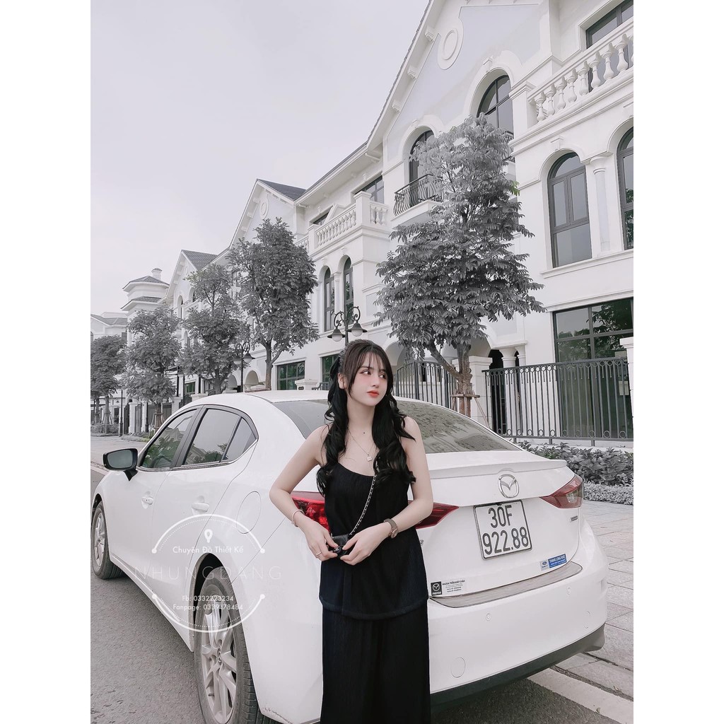 Sét áo 2 dây tăm quần ống rộng 3 sizee(kèm ảnh thật,video) | BigBuy360 - bigbuy360.vn