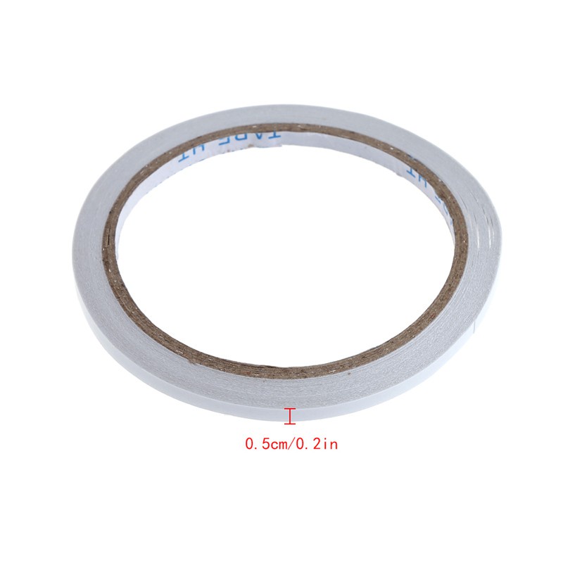 Cuộn Băng Keo Hai Mặt 12m 5mm - 15mm Siêu Dính Tiện Dụng Cho Gia Đình / Văn Phòng