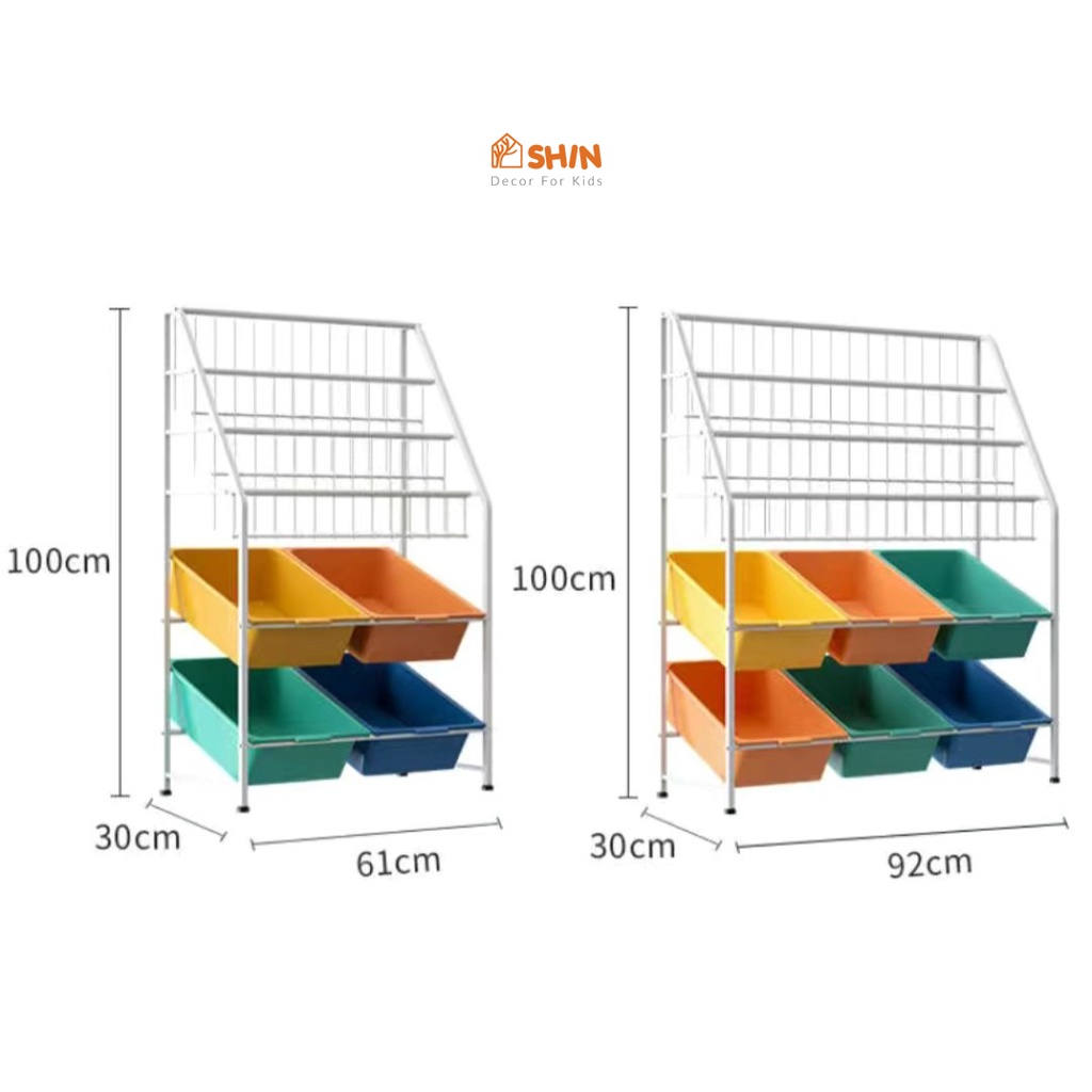 Kệ sách đa năng SHIN kệ sách thép không gỉ