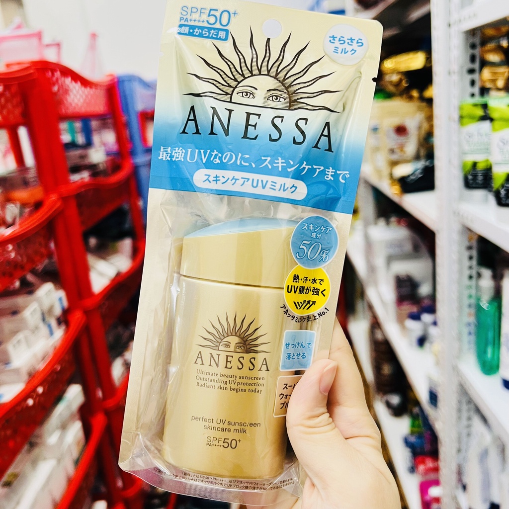 Kem Chống Nắng Anessa Perfect UV Sunscreen Milk (MẪU MỚI  NHẤT 2021)