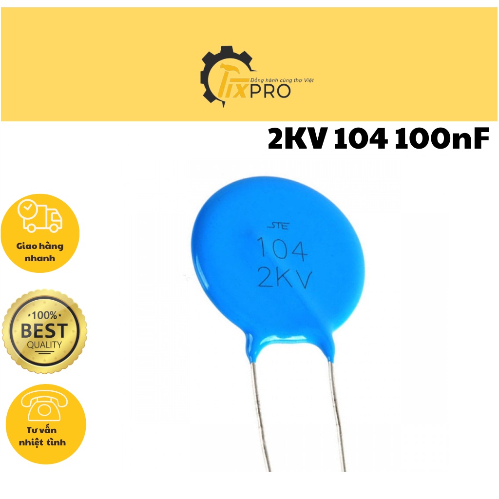 Tụ cao áp 2KV 104 100nF 2000V