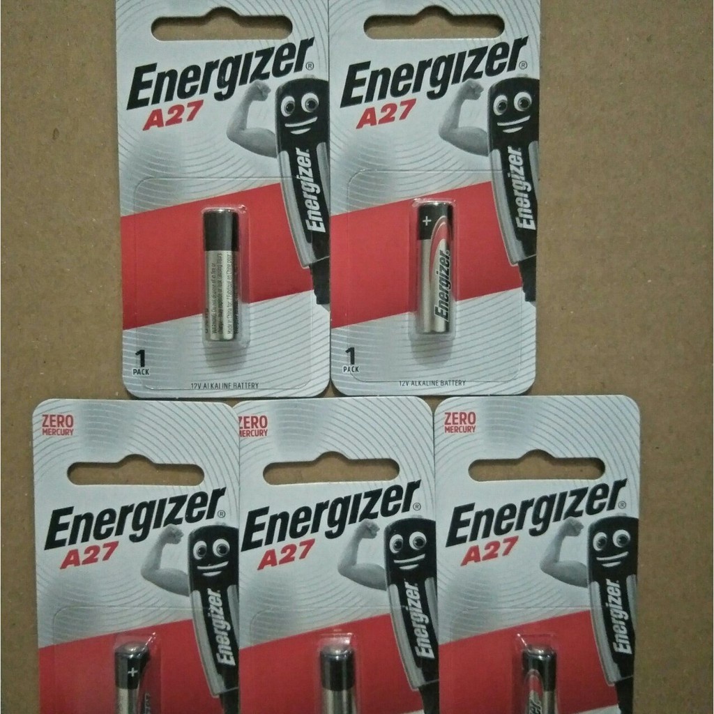 Combo 5 vỉ pin chuông 12V A23/A27 Energizer Alkaline - Chính hãng