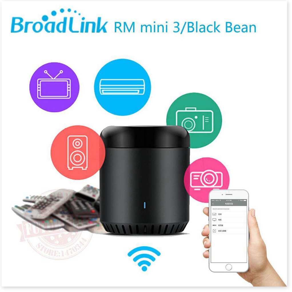 Trung Tâm Điều Khiển Nhà Thông Minh Broadlink Mini 3  - SmartShop