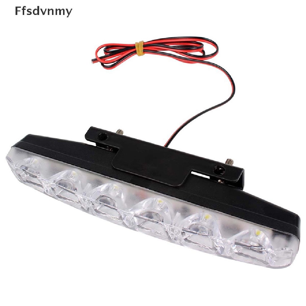 Bộ 2 đèn LED DRL 12V 6 bóng cho xe hơi