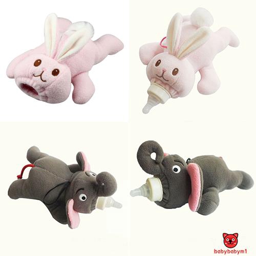 ì _ íCute Baby Soft Cartoon Feeding Milk Bottle Plush Pouch Covers Keep Warm Holders&amp;RAISE