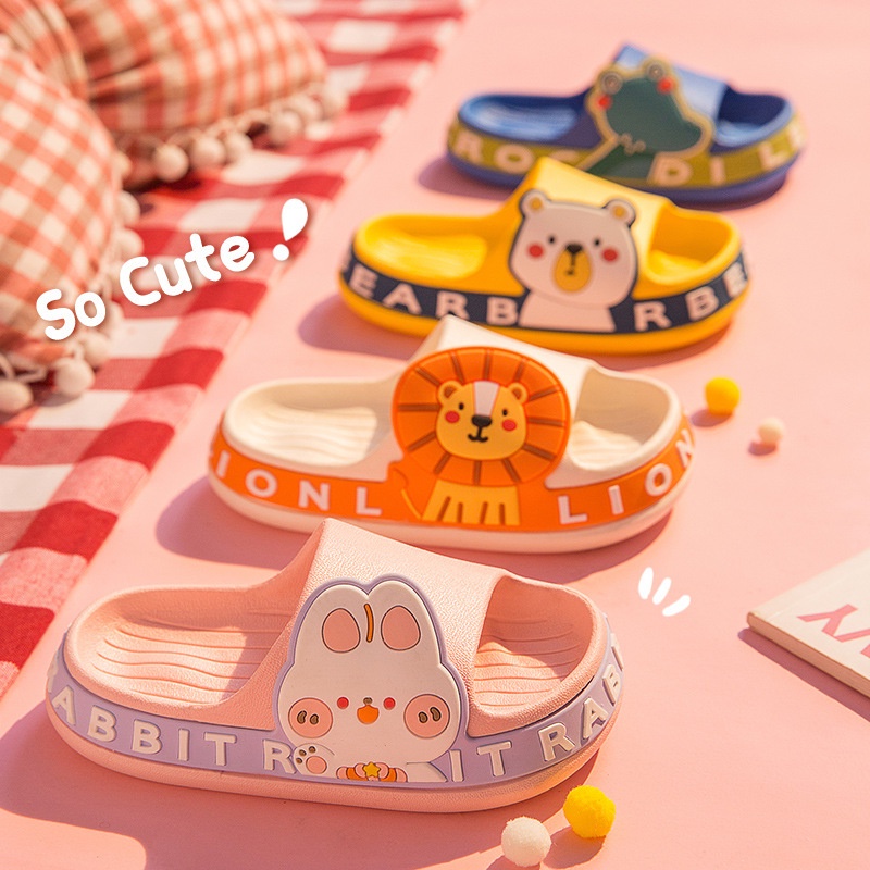 Dép lê bé trai bé gái siêu nhẹ từ 2-12 tuổi đế chống trơn trượt phong cách thời trang D75