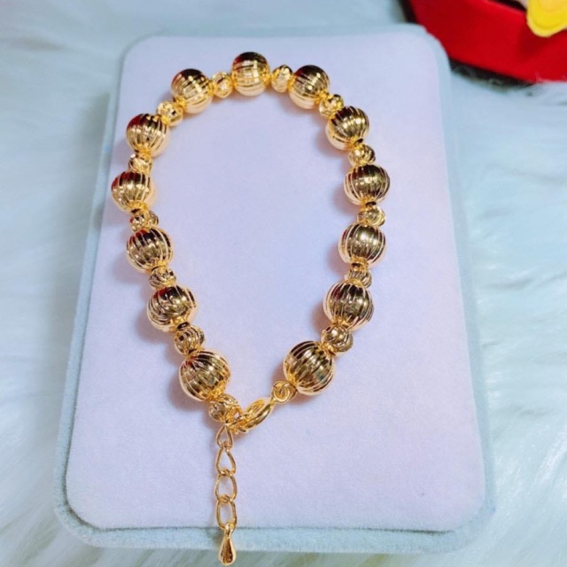 Lắc bi 6 li mạ vàng Nicholas159