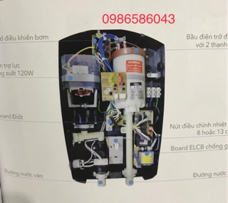 Máy nước nóng Centon 8998EP